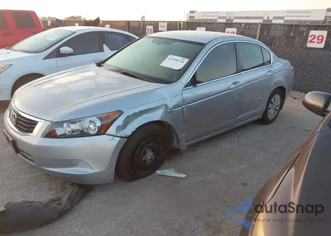 2009 Honda Accord 2.4 Lx из США, поврежденный, VIN 1HGCP26309A201346